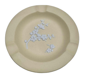 Vintage Wedgwood Yellow Blossom Jasperware Ashtray