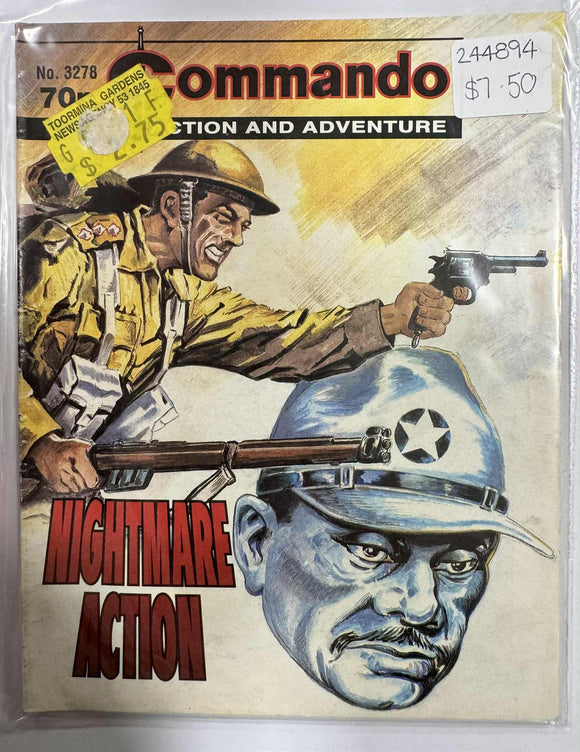 Commando Comic No.3278 Nightmare Action