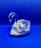 Cut Glass Swan