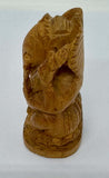 Hand Carved Wooden Ganesha