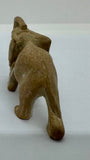 Vintage Hand-carved Stone Elephant Mother and Calf Figurine
