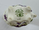 Hammersley Victorian Violets From England's Countryside Creamer and Sugar Bowl Set