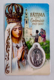 Our Lady of Fatima Prayer Card