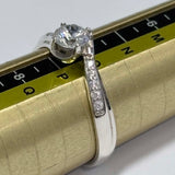 Sterling Silver Cubic Zirconia Ring