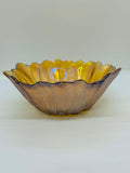 Vintage Indiana Glass Style Carnival Glass Bowl