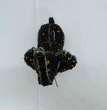 Handcrafted Wire and Glass Bead African Elephant Figurine