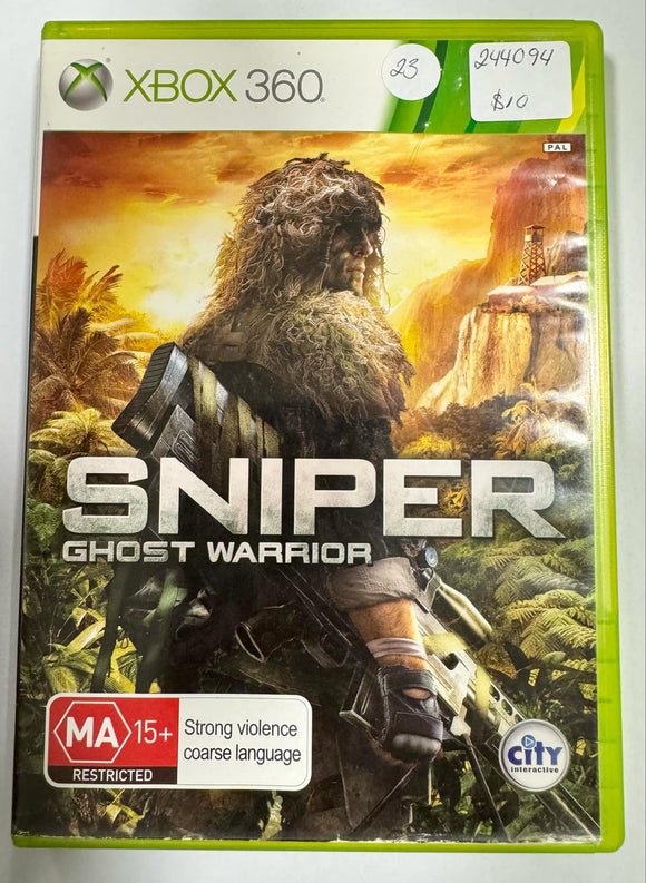 Sniper Ghost Warrior Xbox 360 Game