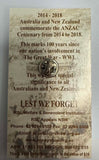 Anzac Appeal Lest We Forget Pin