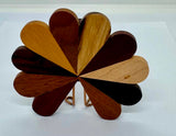 Jerry Krider Claywood Creations Wooden Turkey