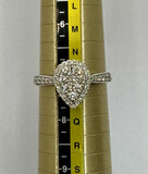 9ct White Gold Diamond Ring