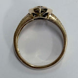 9ct Yellow Gold Cluster Ring