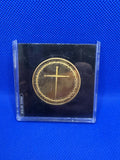 Coventry Cathedral 22ct Gold Plated Medallion
