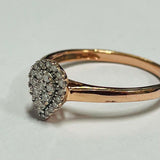 10ct Rose Gold Diamond Ring