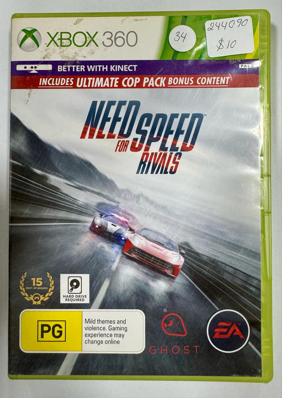 Need For Speed Rivals Xbox 360