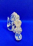 Vintage Iris Arc Crystal Peacock Crystal Figurine