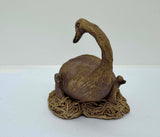 Emu Sitting on Nest Figurine