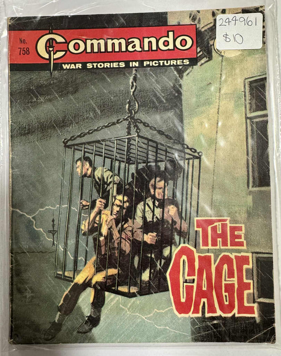 Commando Comic No.758 The Cage