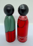 Hand-painted Wooden Peg Dolls