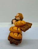 Vintage Resin Monk Figurines