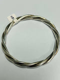 Sterling Silver Twist Bangle