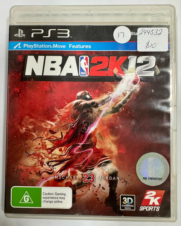 NBA 2K12 PS3 Game