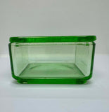 Depression Glass Butter Dish