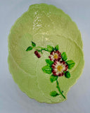Carlton Ware "Wild Rose" Leaf Shaped Pedestal Dish
