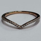 Pandora Rose Gold Plated Wish Bone Ring