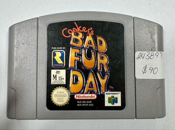 Nintendo 64 Game Bad Fur Day