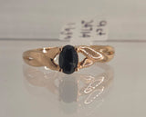 9ct Rose Gold Sapphire Ring