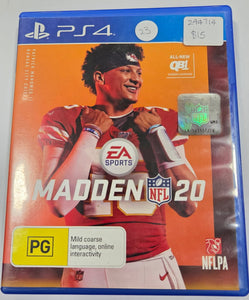 PS4 Game Madden 20