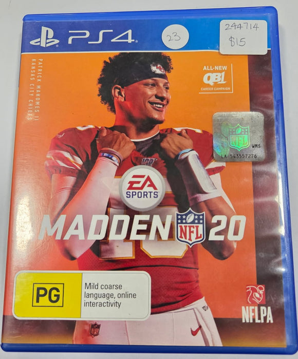 PS4 Game Madden 20