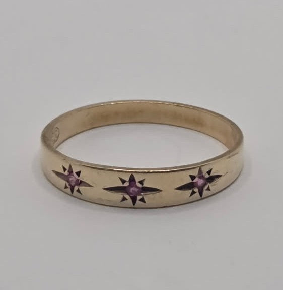 9ct Yellow Gold Ruby Ring