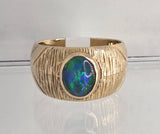 9ct Yellow Gold Opal Ring