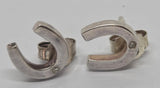 Silver Horseshoe Earrings