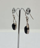 Silver Onyx Earrings