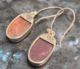 Silver Indian Ruby Earrings