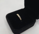 9ct Yellow Gold Channel Set Diamond Ring