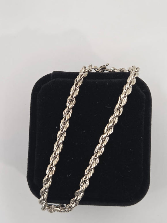 Silver Twist Bracelet