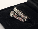 14kt White Gold Diamond Ring Set