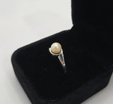 Silver Pearl Ring