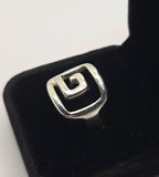 Silver Maze Ring