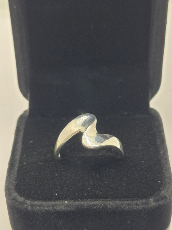 Silver Wave Ring