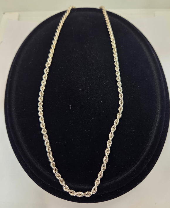 Silver Twist Necklace