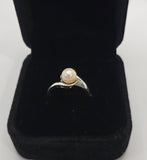 Silver Pearl Ring