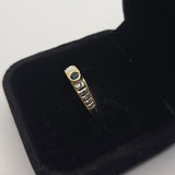 9ct Yellow Gold Sapphire and Diamond Ring