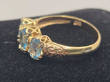 9ct Yellow Gold Topaz Dress Ring