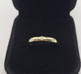 9ct Yellow Gold Diamond Ring