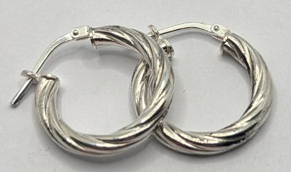 Silver Hoop Earrings