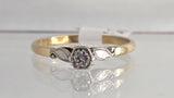 18ct Yellow Gold Diamond Ring
